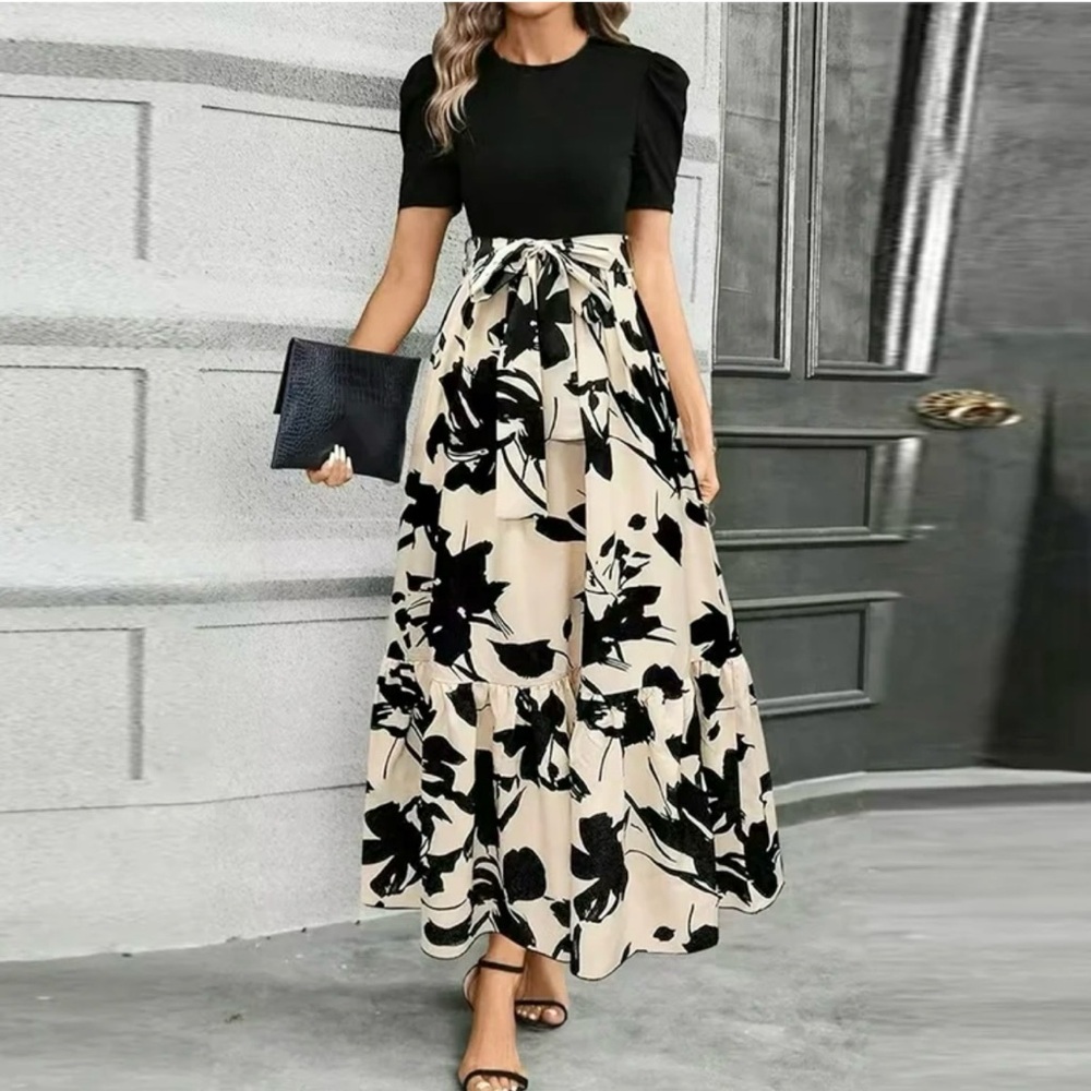 Harper & Lane High Waist Maxi Dress